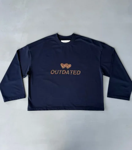 Outdated Cheetah Long Sleeve Navy