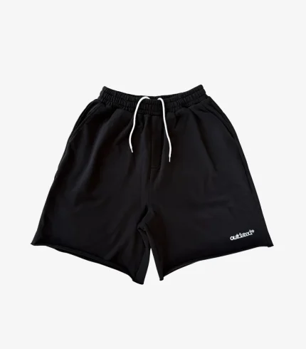 Outdated Distressed Short Black