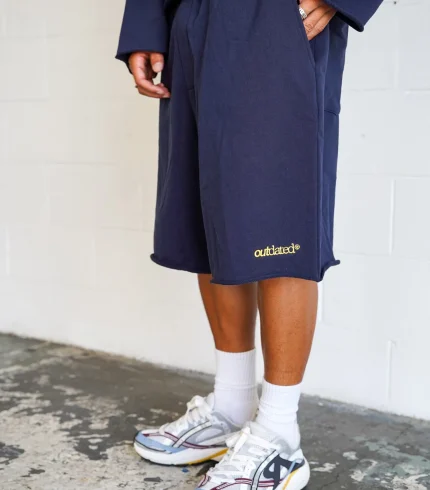 Outdated Distressed Short Navy