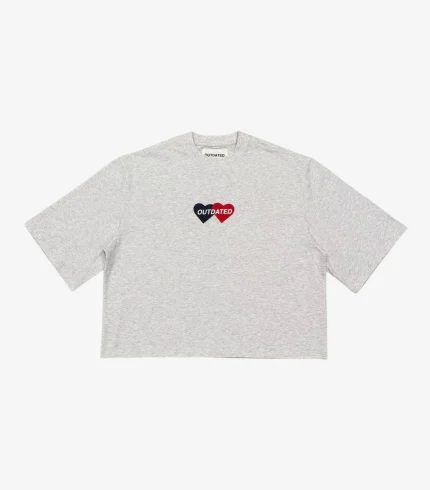 Outdated Interlock Heart Tee Marle